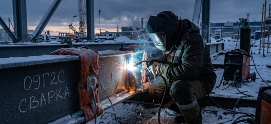 Как избежать растрескивания при сварке стали 09Г2С на морозе: практическое руководство